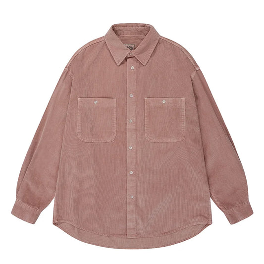 Kappy Pigment Corduroy Shirt Dusty Pink
