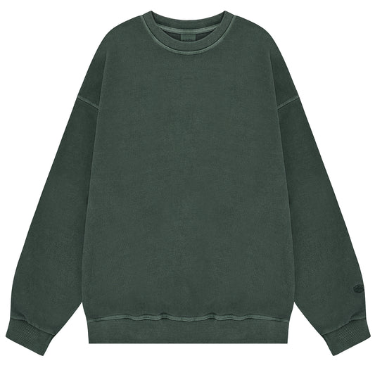 Kappy Pigment Sweat Shirt Deep Green