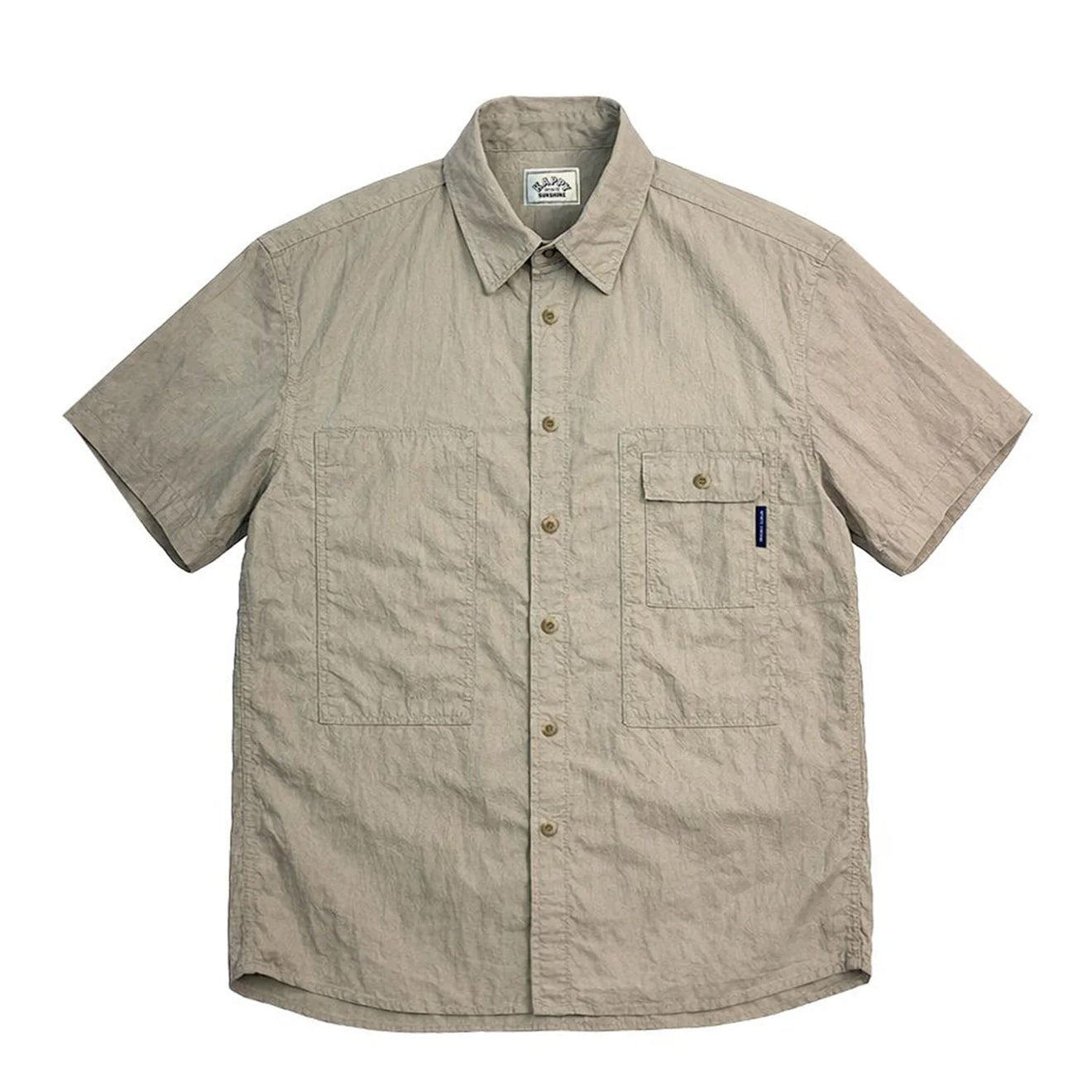 Kappy Pocket Utility Half Shirt Beige - pam pam 