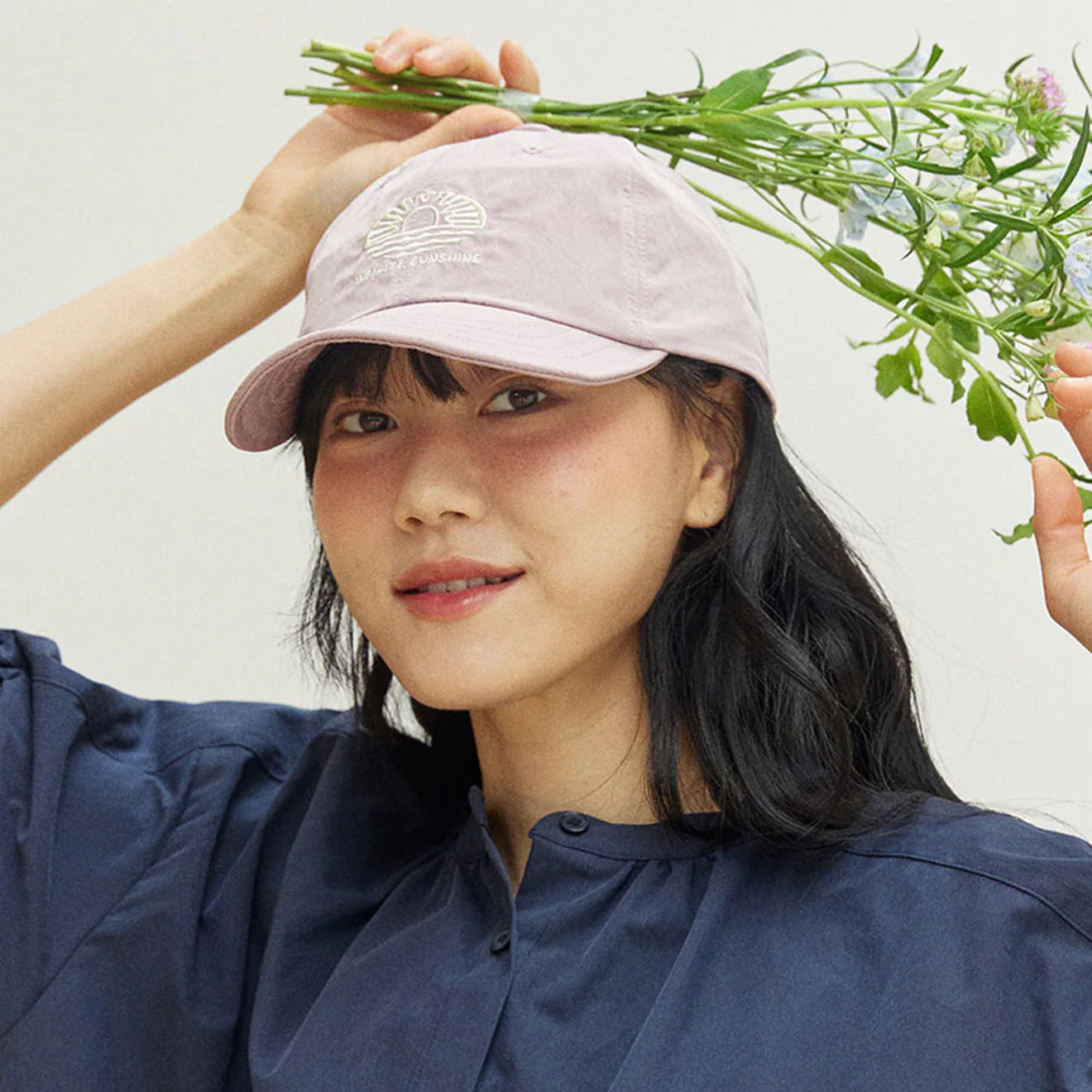 Kappy Ripstop Sunshine Cap Lilac - pam pam 