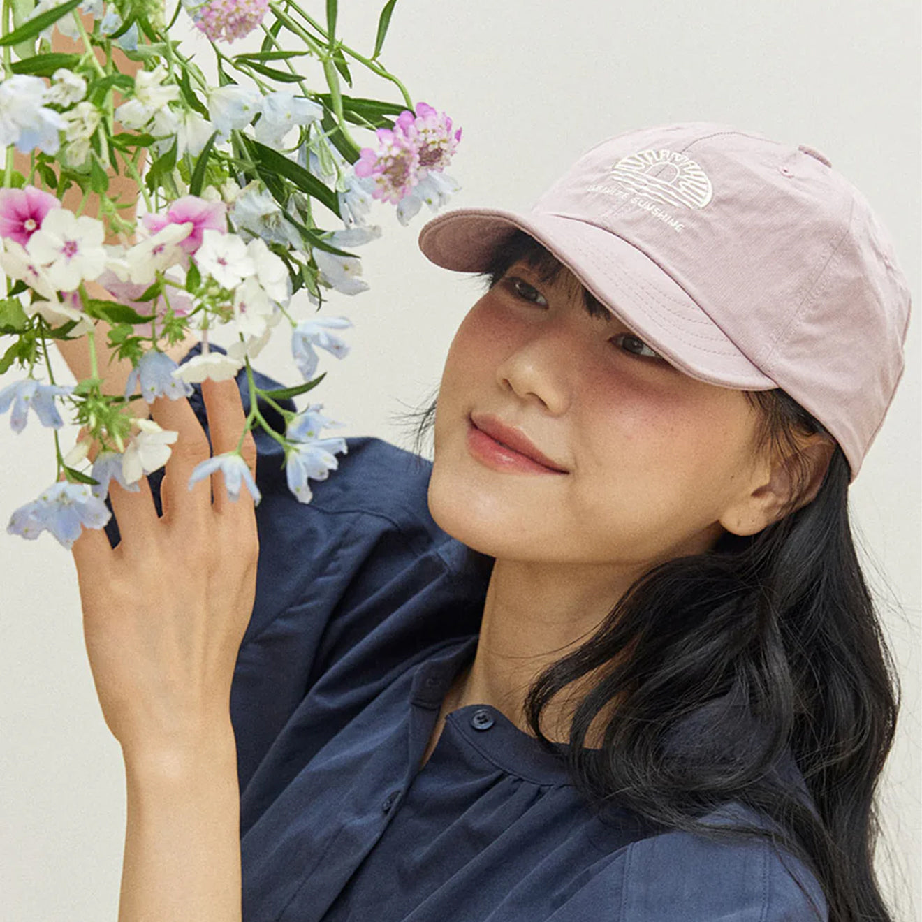 Kappy Ripstop Sunshine Cap Lilac - pam pam 