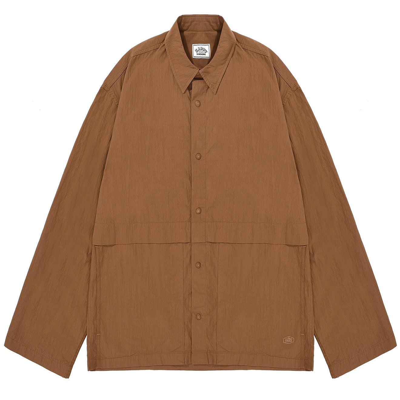 Kappy Snap Shirt Jacket Brick