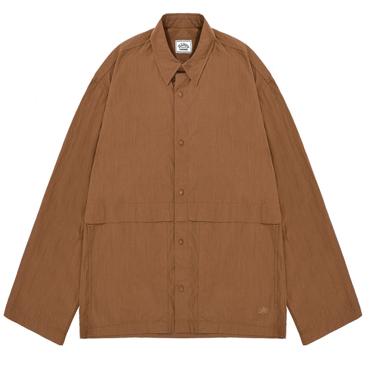 Kappy Snap Shirt Jacket Brick