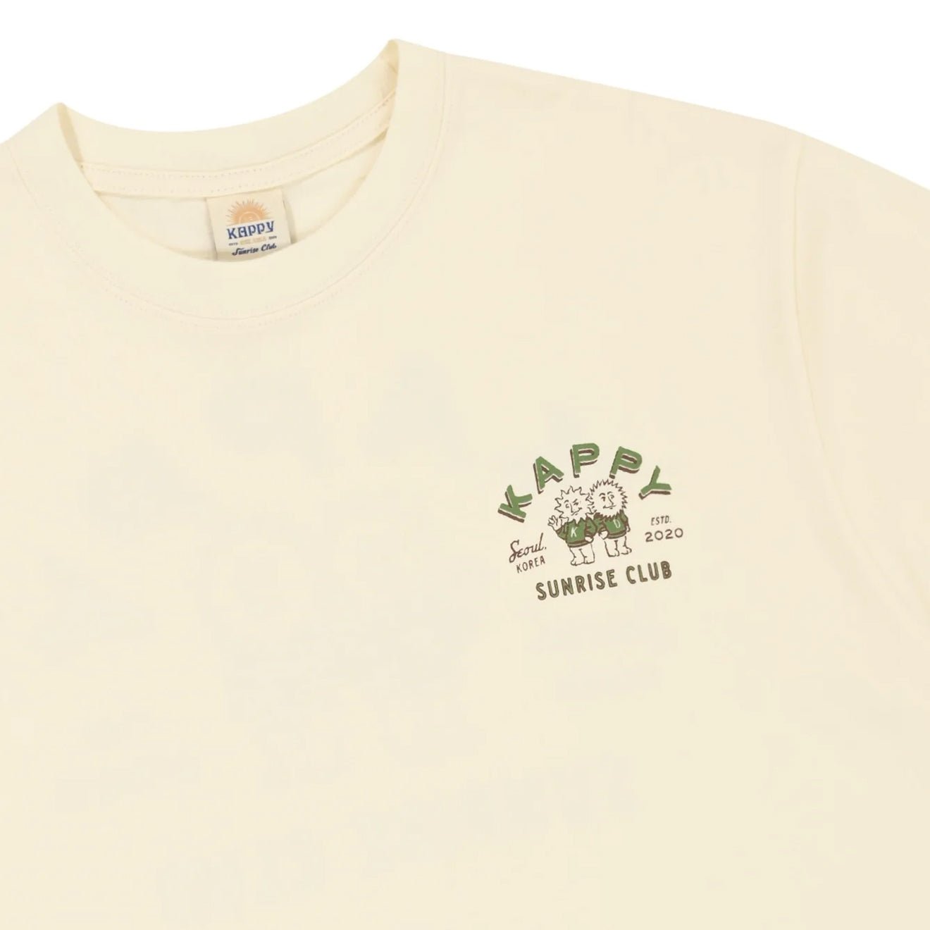 Kappy 

Sunny Mates Half T-Shirt
 Cream - pam pam 