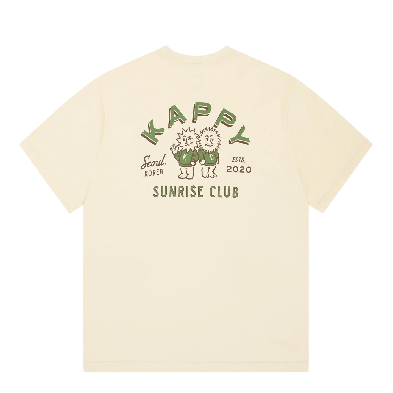 Kappy 

Sunny Mates Half T-Shirt
 Cream - pam pam 