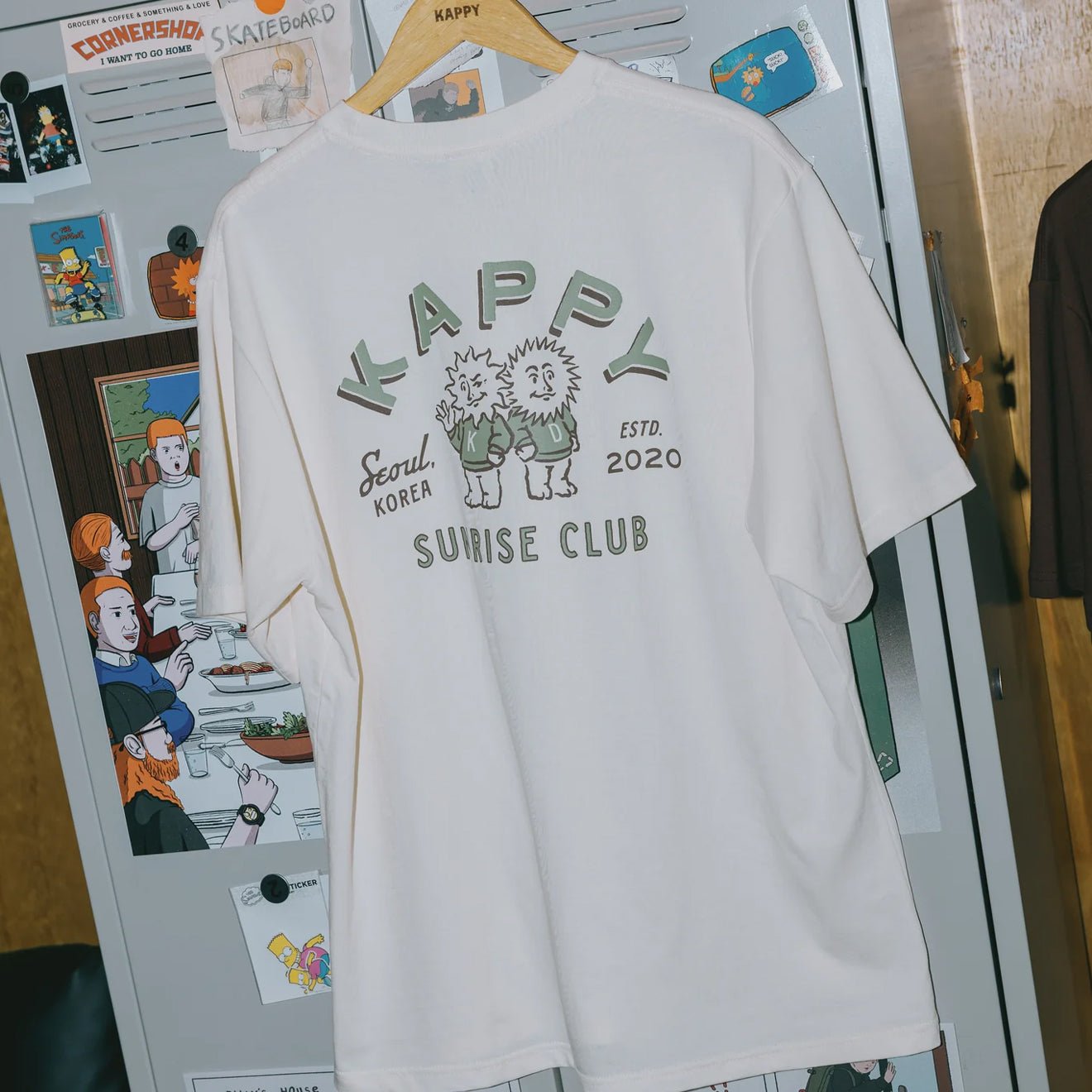Kappy 

Sunny Mates Half T-Shirt
 Cream - pam pam 