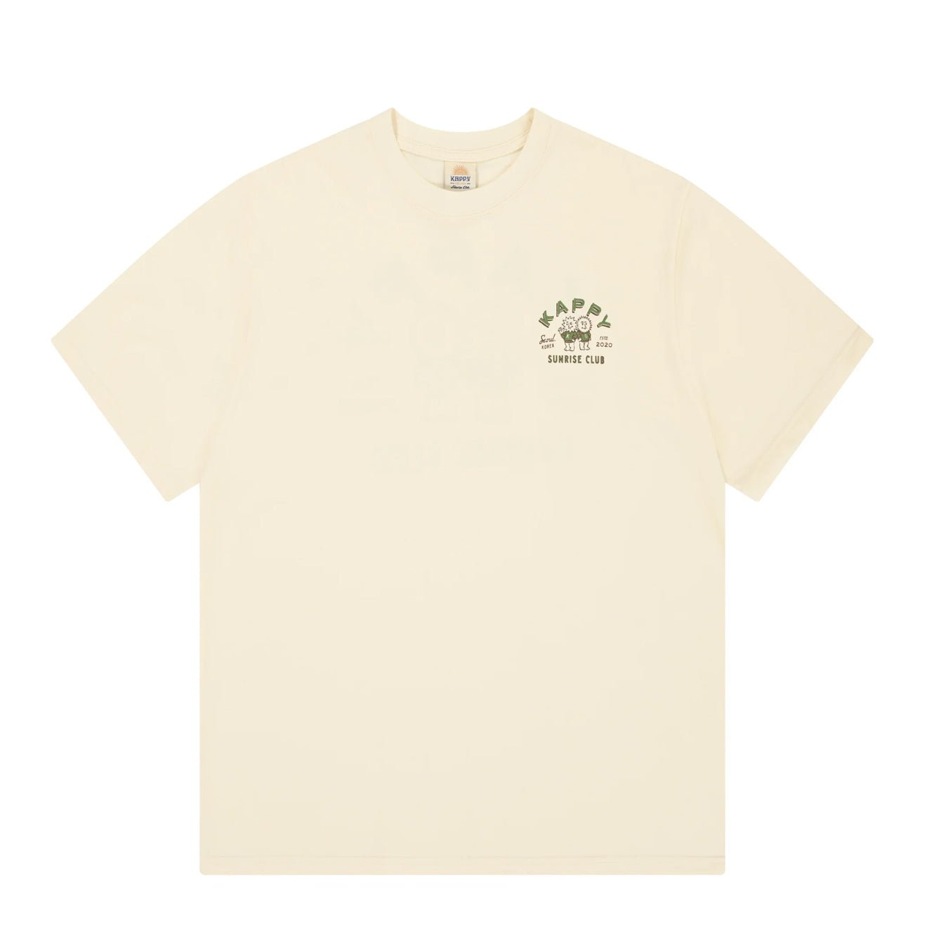 Kappy 

Sunny Mates Half T-Shirt
 Cream - pam pam 