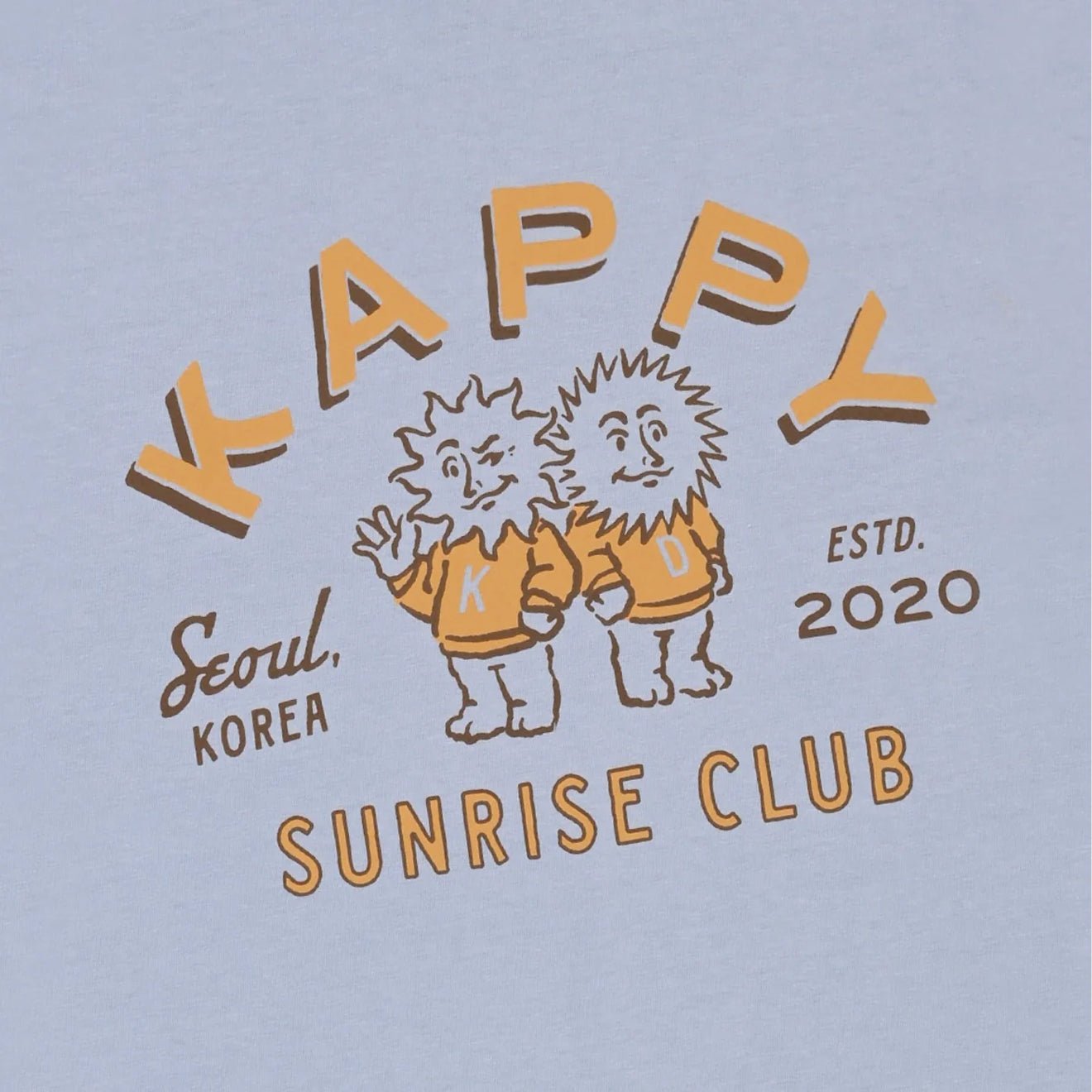Kappy 

Sunny Mates Half T-Shirt
 Sky Blue - pam pam 