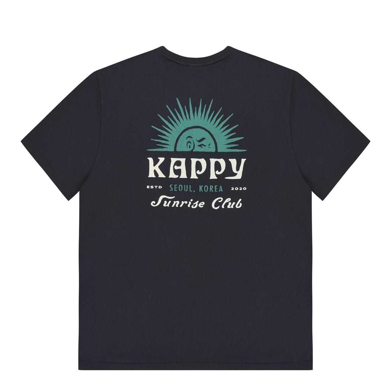 Kappy Sunny Wink Half T-Shirt
 Vintage Navy - pam pam 