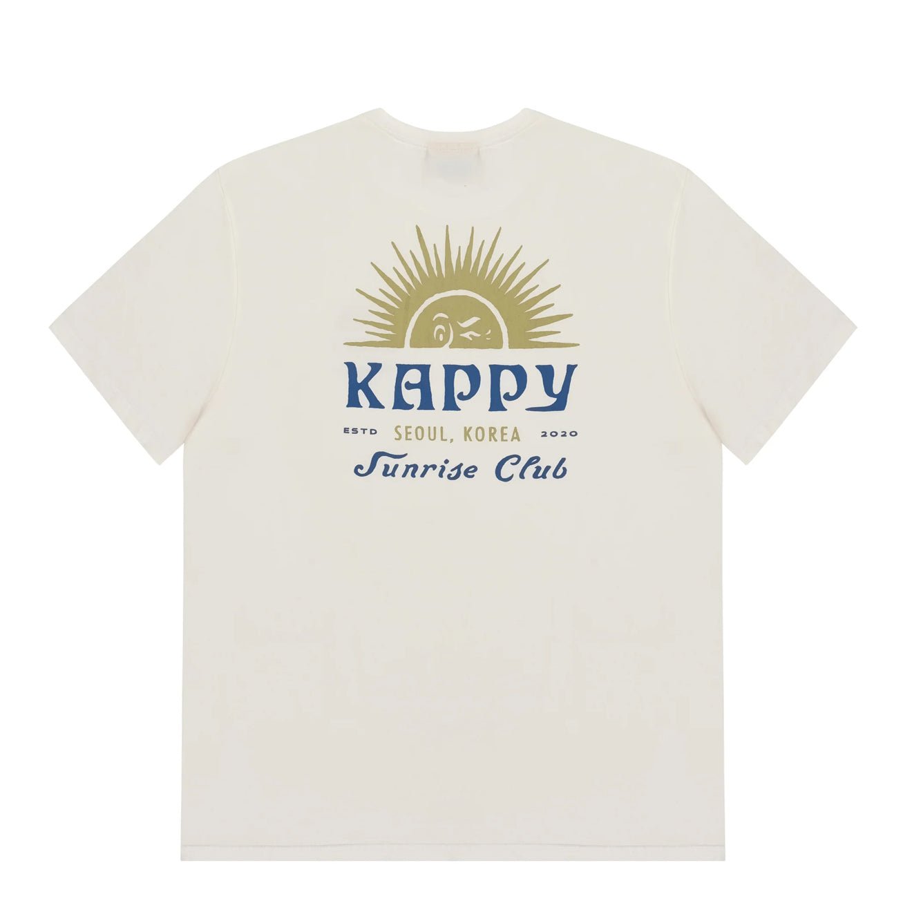 Kappy Sunny Wink Half T-Shirt
 White - pam pam 