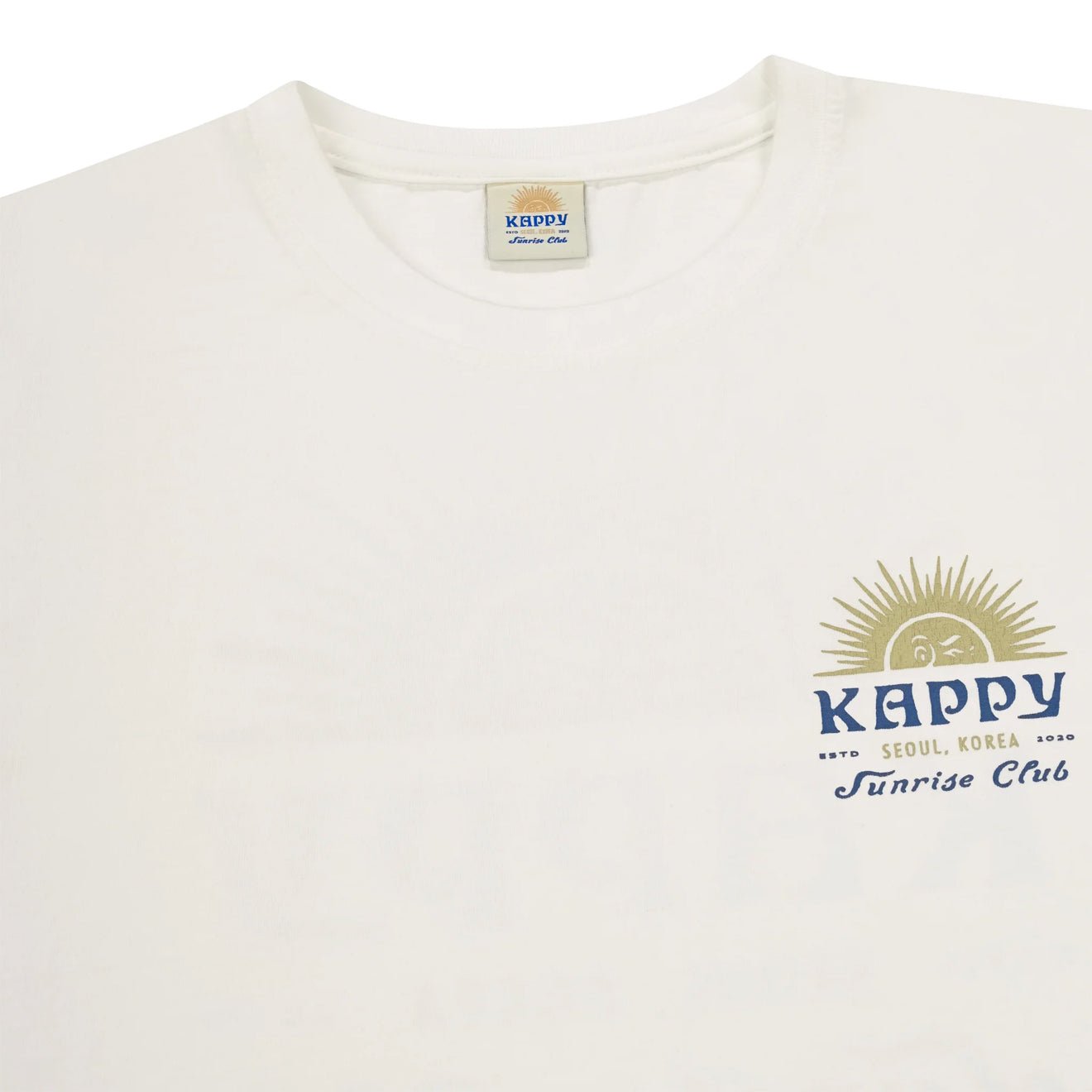 Kappy Sunny Wink Half T-Shirt
 White - pam pam 