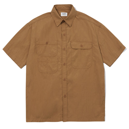 Kappy Sunrise Utility Half Shirt Brick