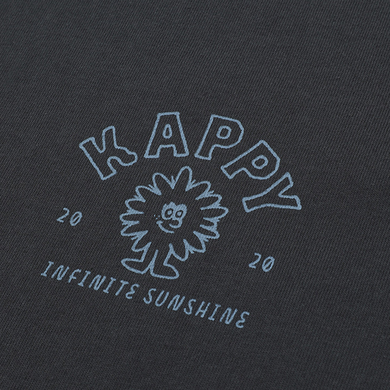 Kappy Sunshine T-Shirt Dark Grey