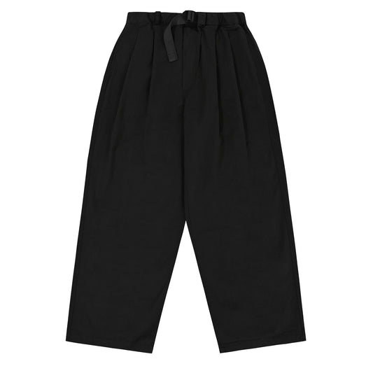 Kappy Two Tuck Wide Pants Black