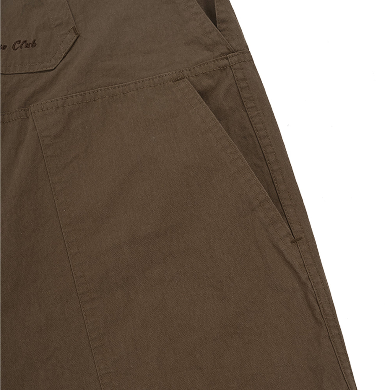 Kappy Womens Back Button CN Overall Brown - pam pam 