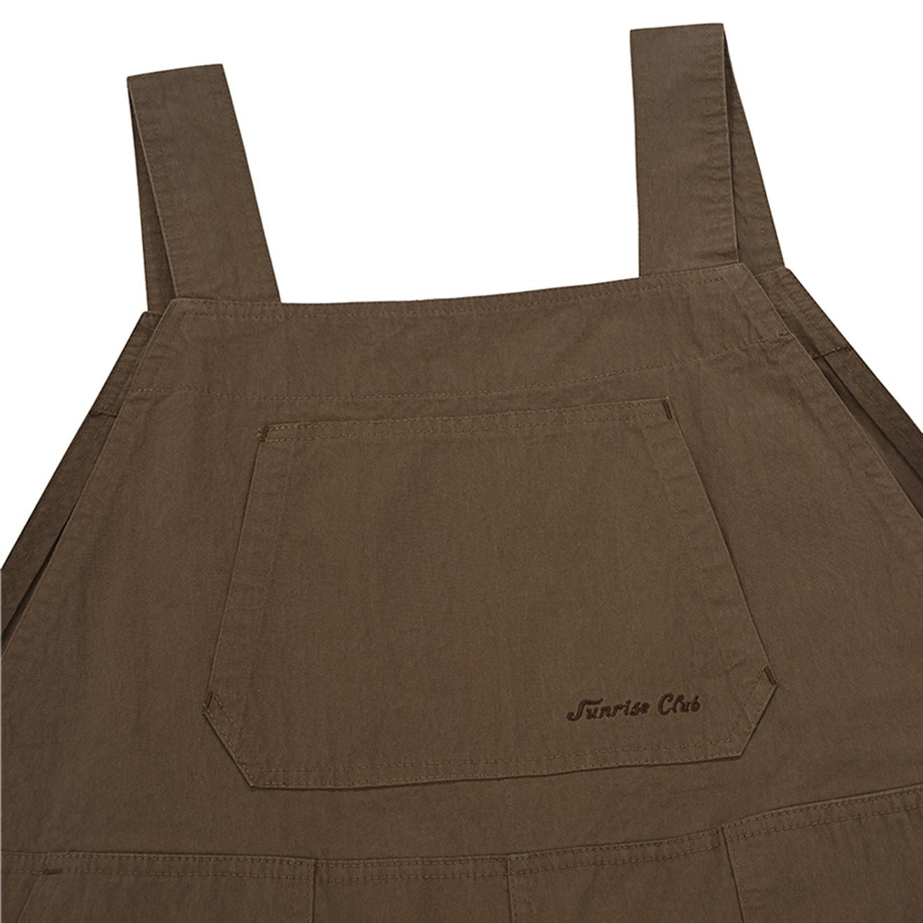 Kappy Womens Back Button CN Overall Brown - pam pam 