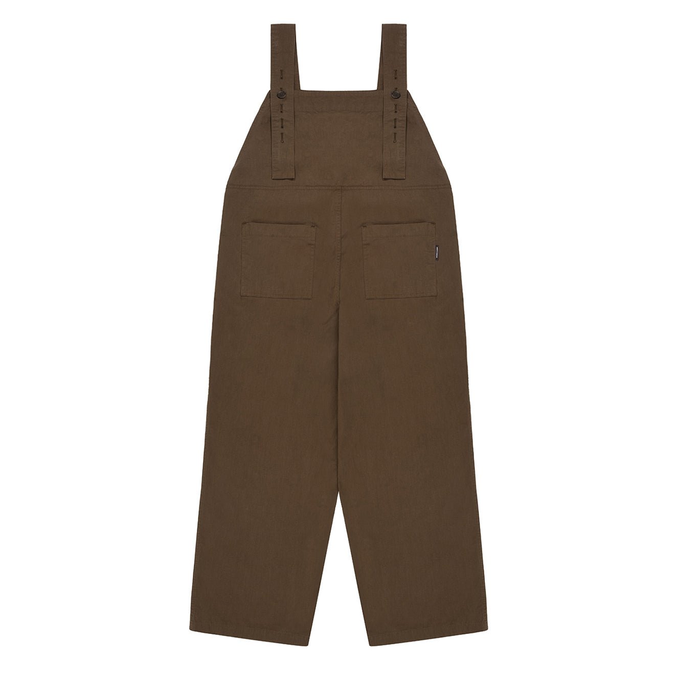 Kappy Womens Back Button CN Overall Brown - pam pam 