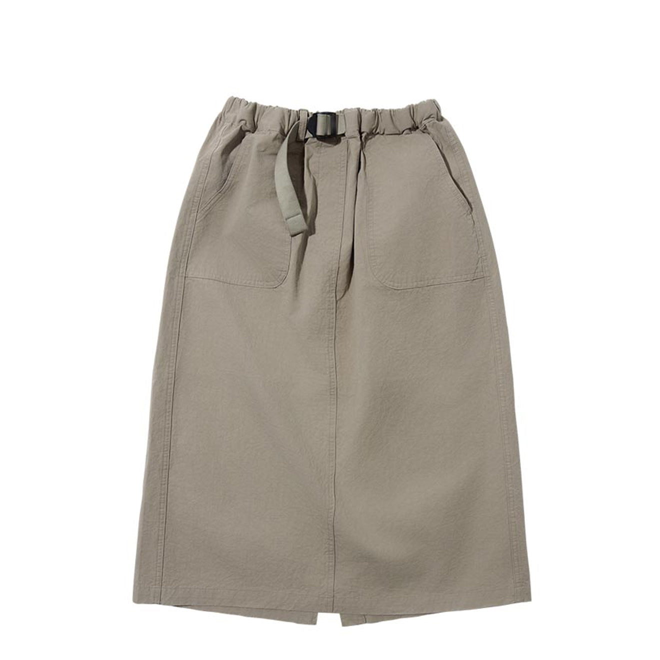 Kappy Womens Cotton Fatigue Skirt Beige - pam pam 