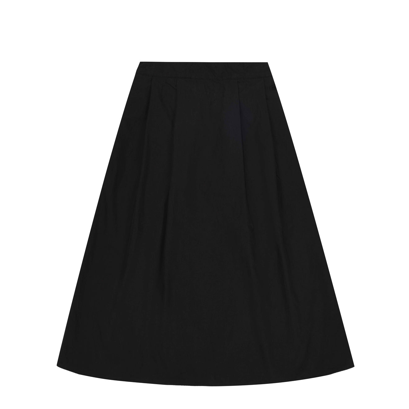 Kappy Womens Flare Banding Skirt Black - pam pam 