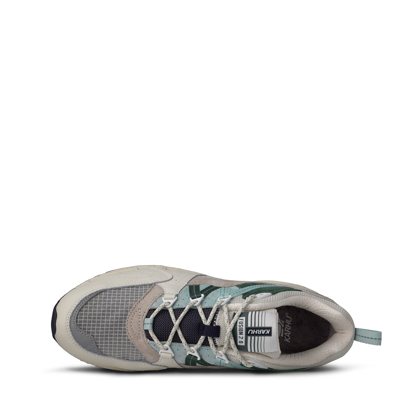 Karhu Womens Fusion 2.0 Trainers Lily White / Surf Spray