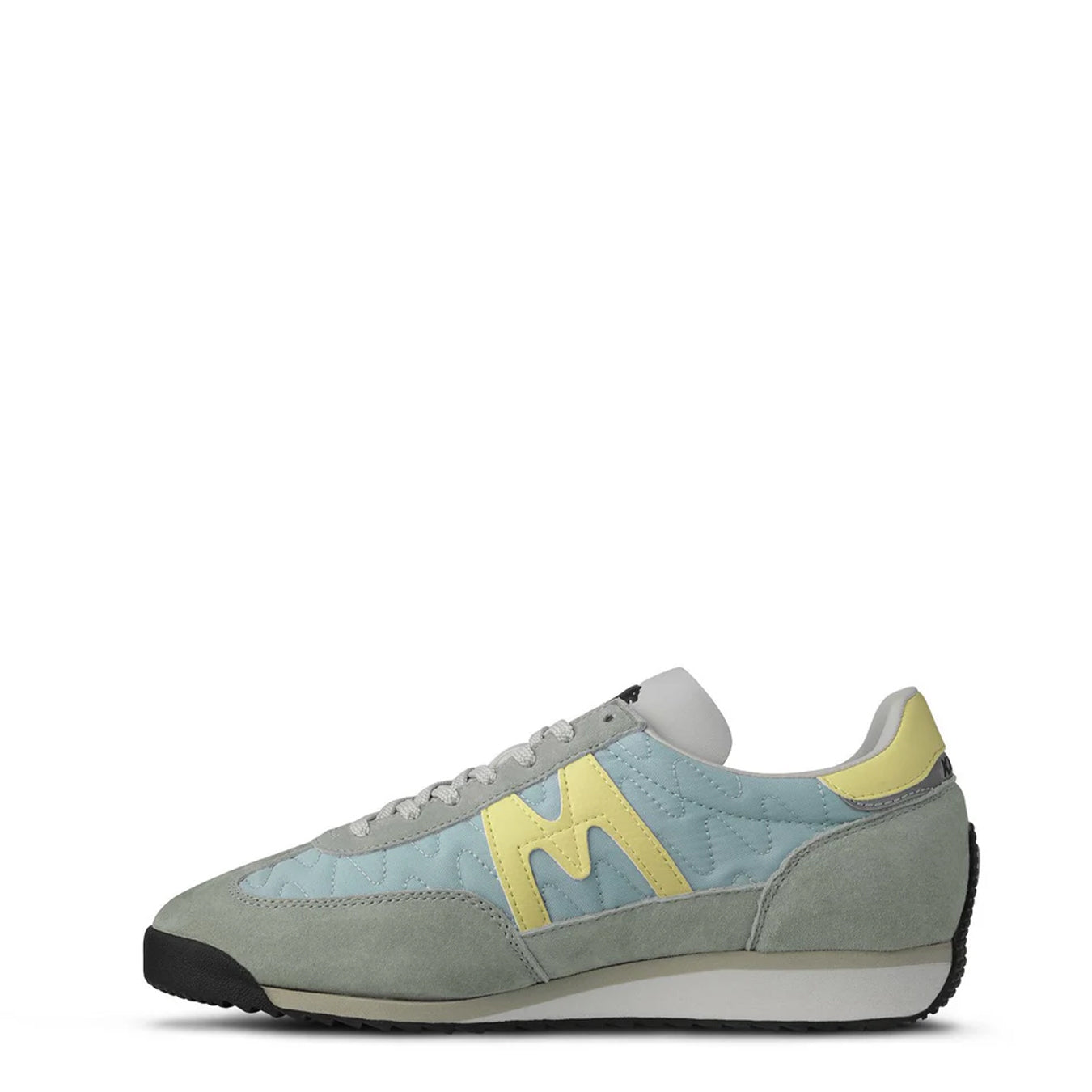 Karhu Womens Mestari Trainer Aqua Gray / Wax Yellow - pam pam 