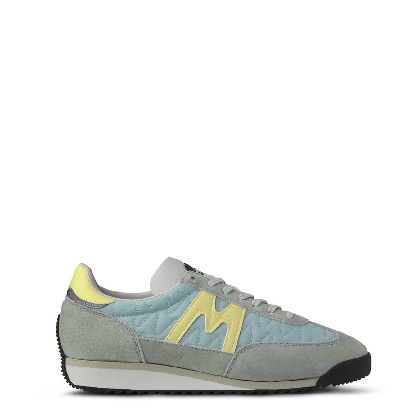 Karhu Womens Mestari Trainer Aqua Gray / Wax Yellow - pam pam 