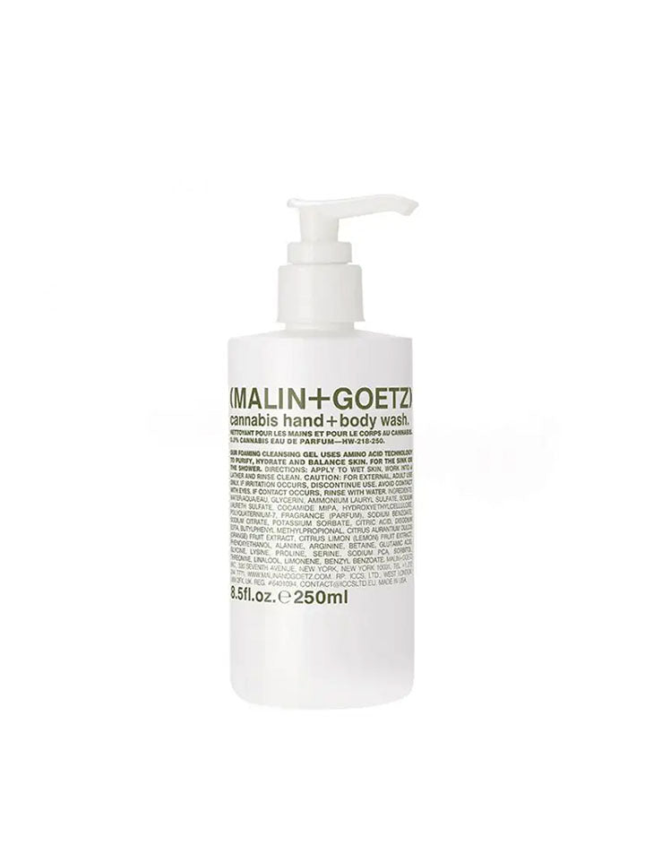 Malin + Goetz Cannabis Hand and Body Wash 250ml Malin + Goetz