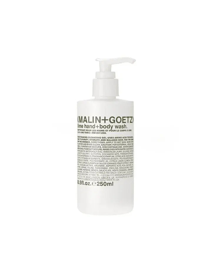 Malin + Goetz Lime Hand and Body Wash 250ml Malin + Goetz