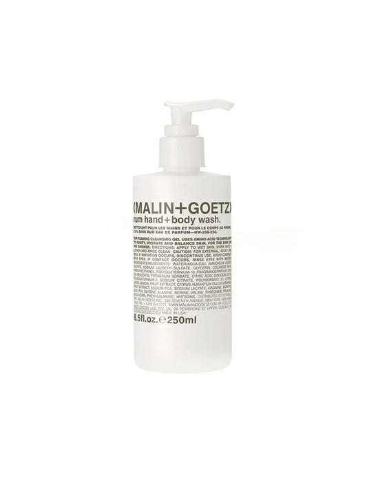 Malin + Goetz Rum Hand and Body Wash 250ml Malin + Goetz