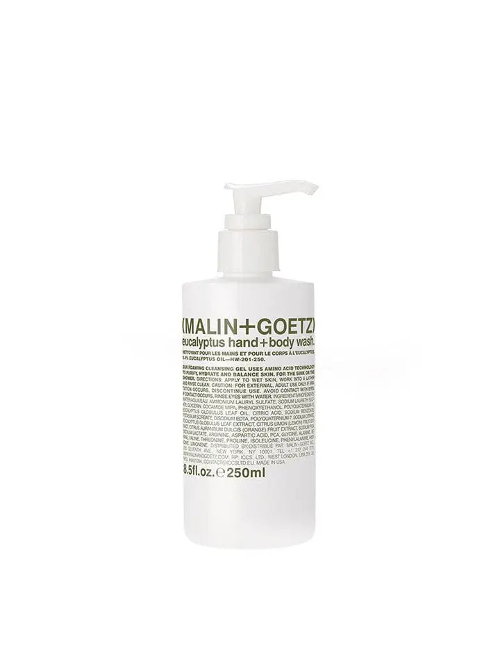 Malin +Goetz Eucalyptus Hand and Body Wash 250ml Malin + Goetz