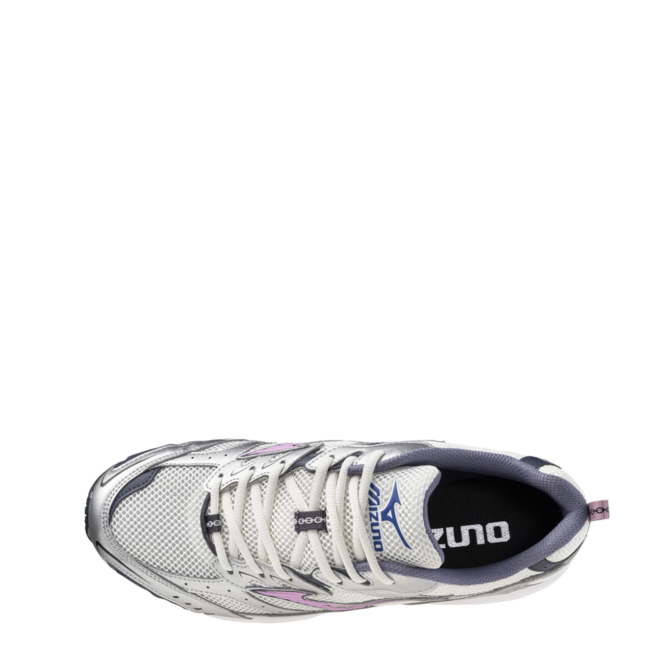Mizuno Womens MXR Trainer Snow White / Lilac Chiffon / Silver - pam pam 