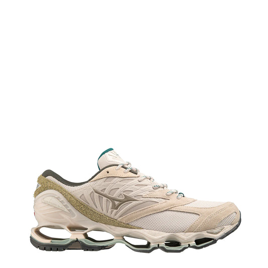 Mizuno Womens Wave Prophecy LS Silver Cloud / White Sand / Cedar