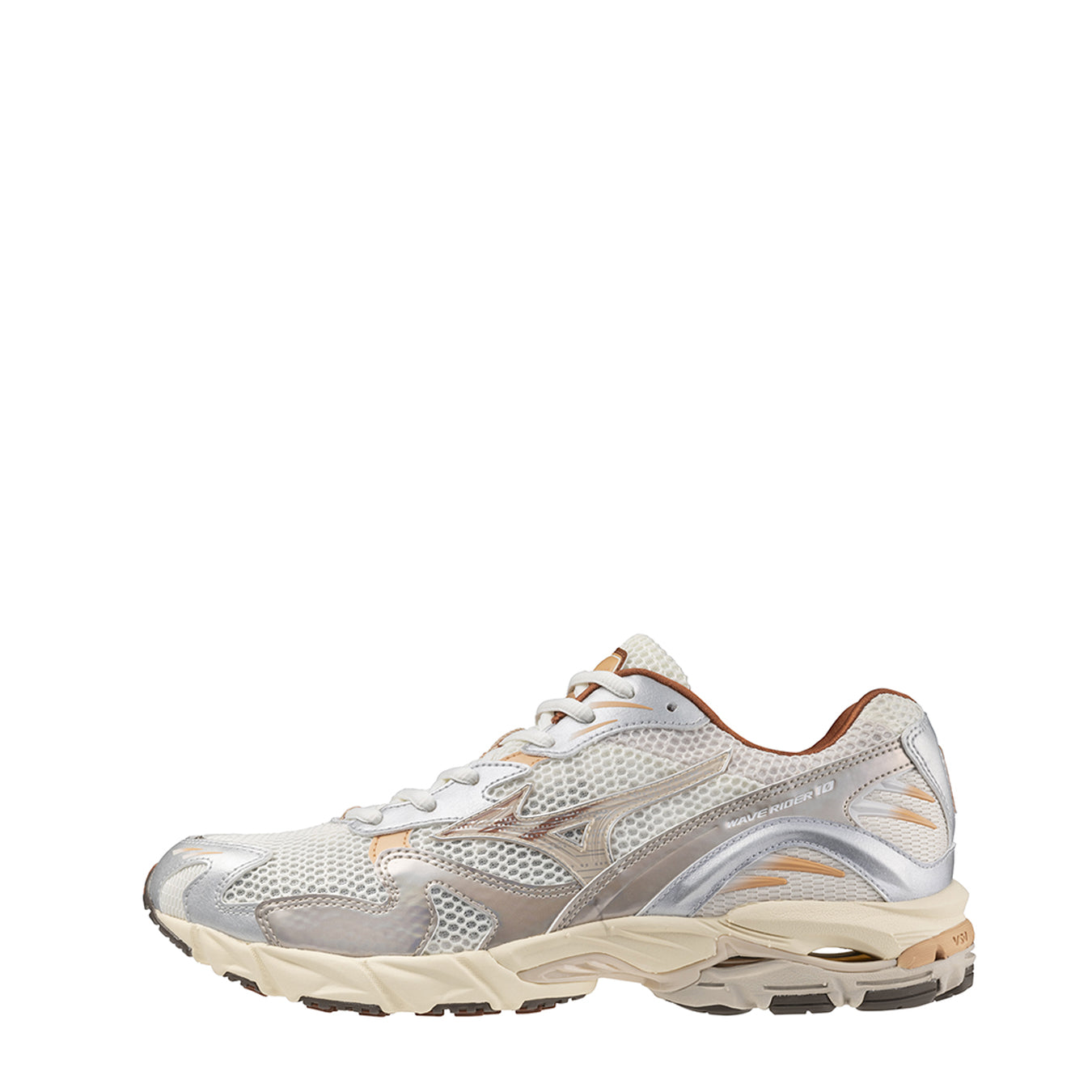 Mizuno Womens Wave Rider 10 Trainer Shifting Sand / Shifting Sand / Snow