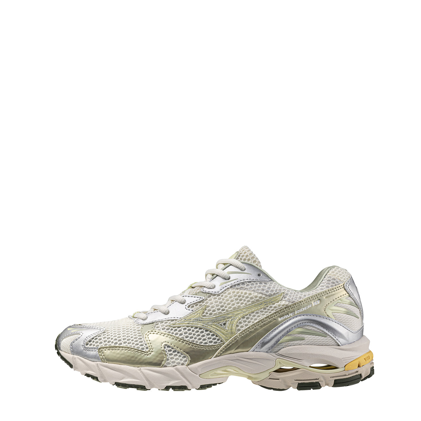 Mizuno Womens Wave Rider 10 Trainer Snow White / White Jade / Desert Sage