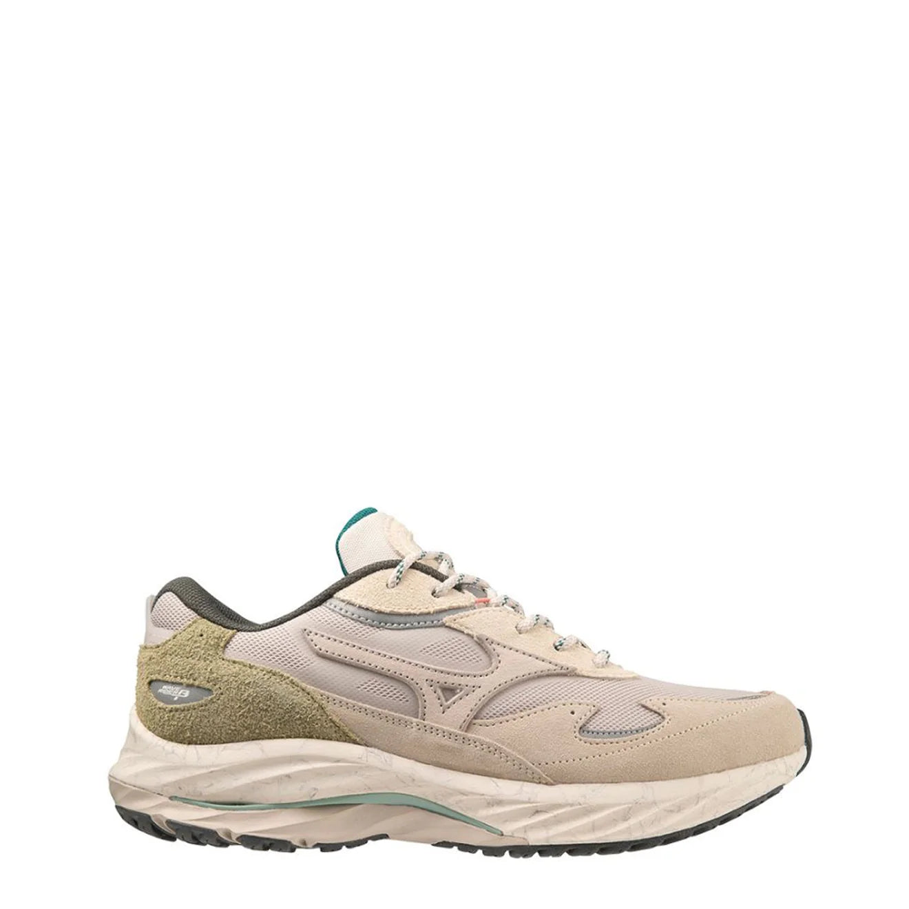 Mizuno Womens Wave Rider B Silver Cloud / White Sand / Cedar