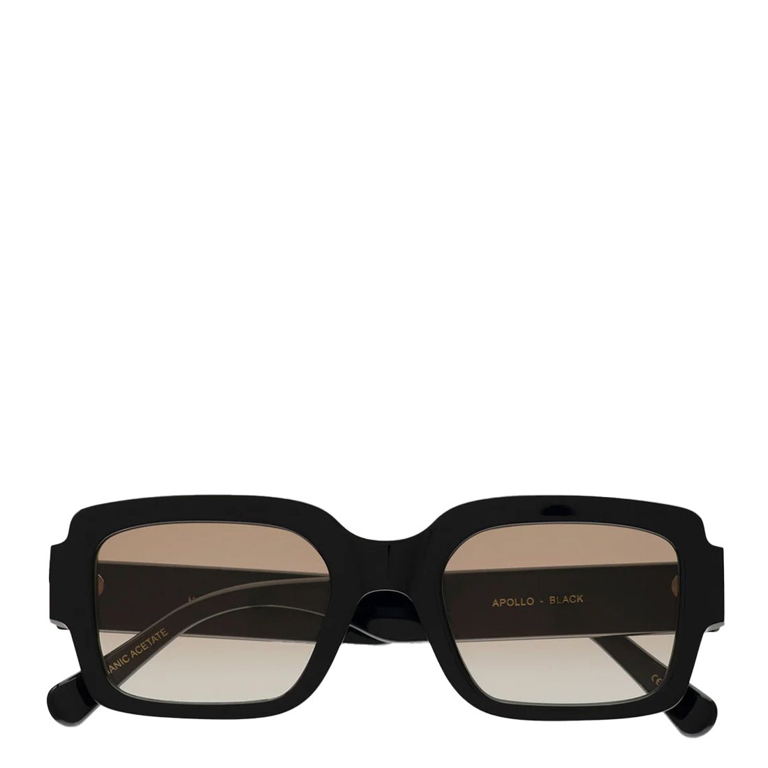 Monokel Eyewear Apollo Sunglasses Black / Brown Gradient Lens