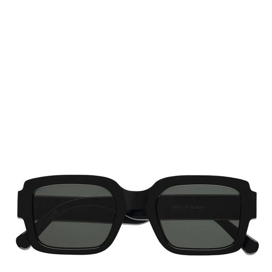 Monokel Eyewear Apollo Sunglasses Black / Green Lens