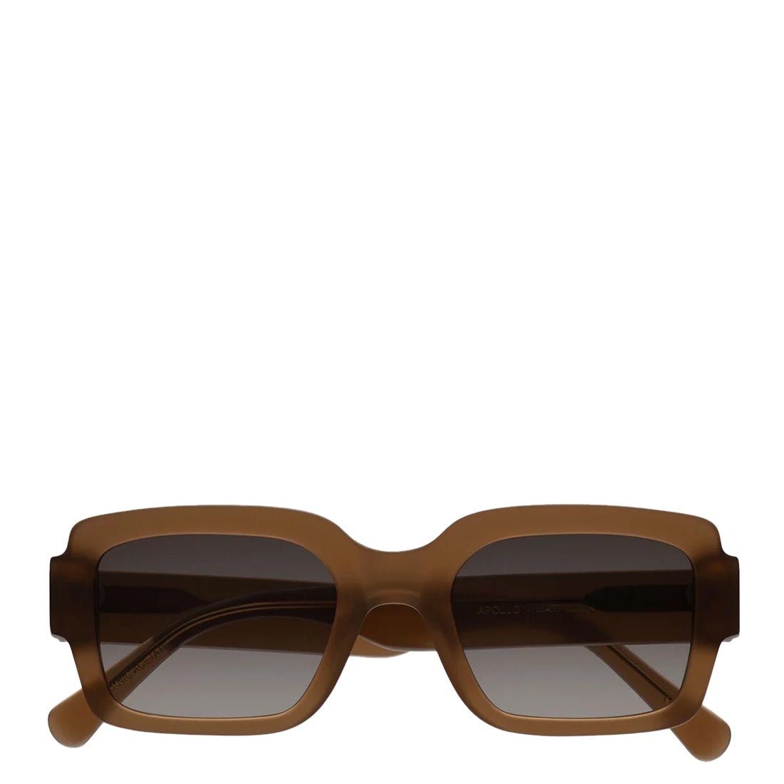 Monokel Eyewear Apollo Sunglasses Matt Cola / Grey Gradient Lens