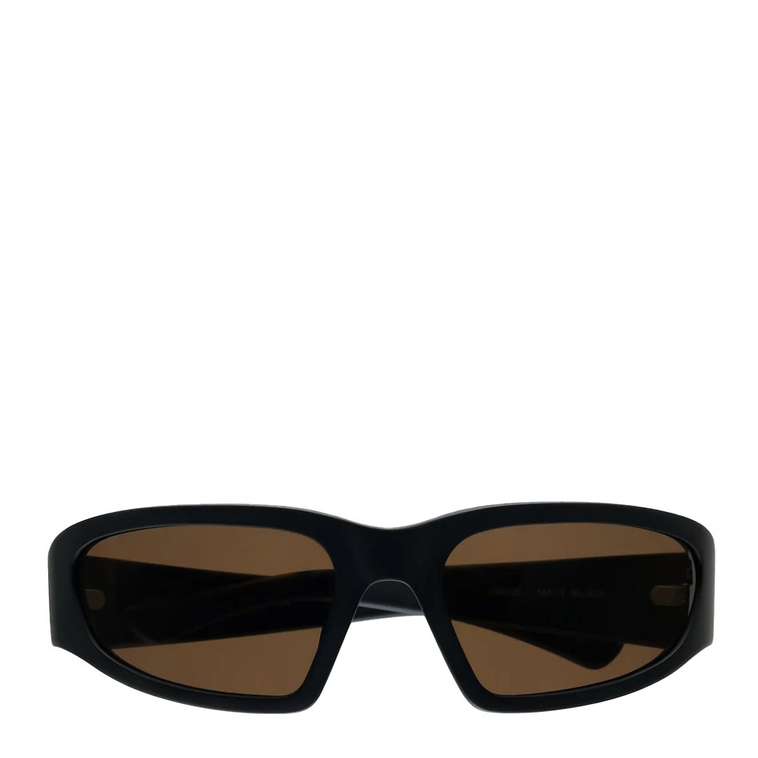 Monokel Eyewear Crow Sunglasses Matt Black / Brown Polarised Lens