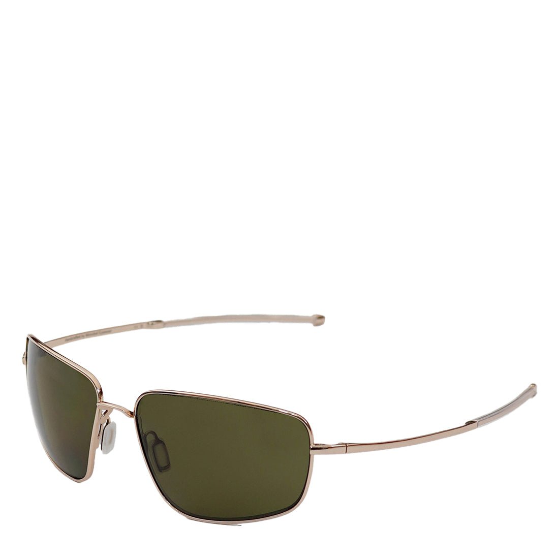Monokel Eyewear Marathon Sunglasses Gold / Green Polarised Lens