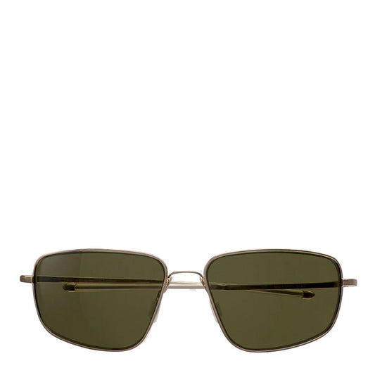 Monokel Eyewear Marathon Sunglasses Gold / Green Polarised Lens