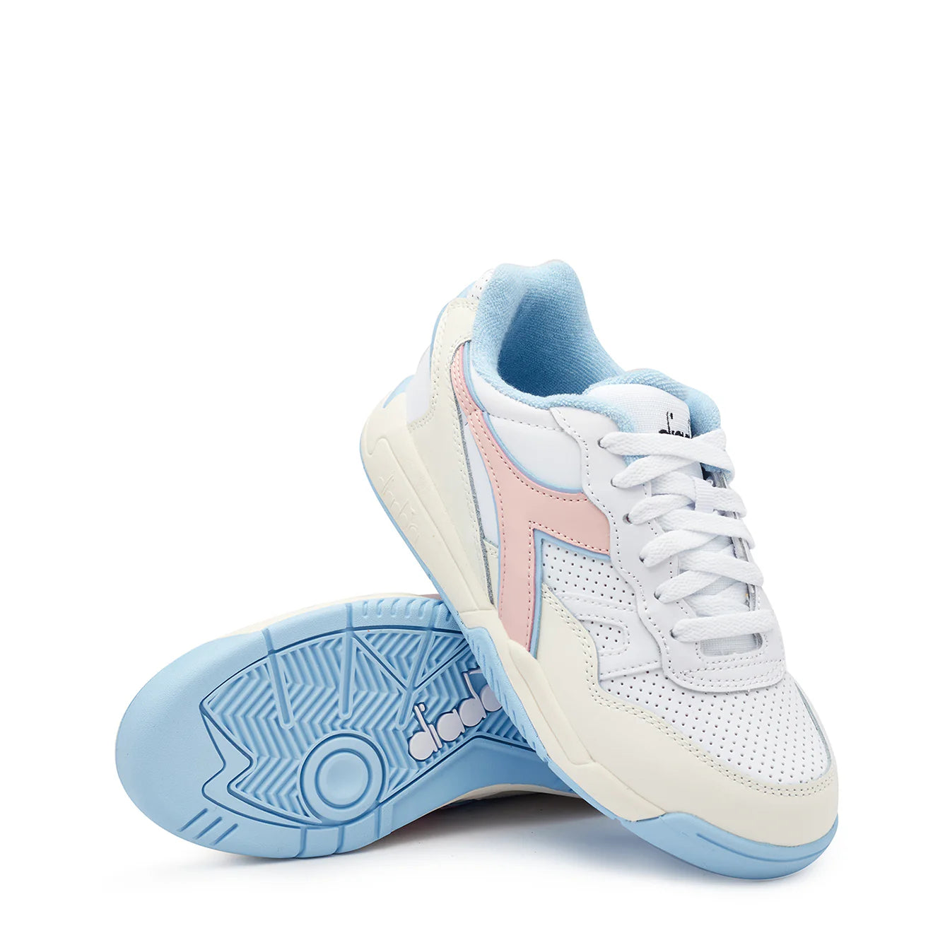 Diadora Womens Winner Trainer White / Peach Whip