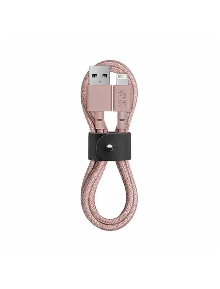 Native Union 1.2m Belt Cable Lightning Rose Native Union