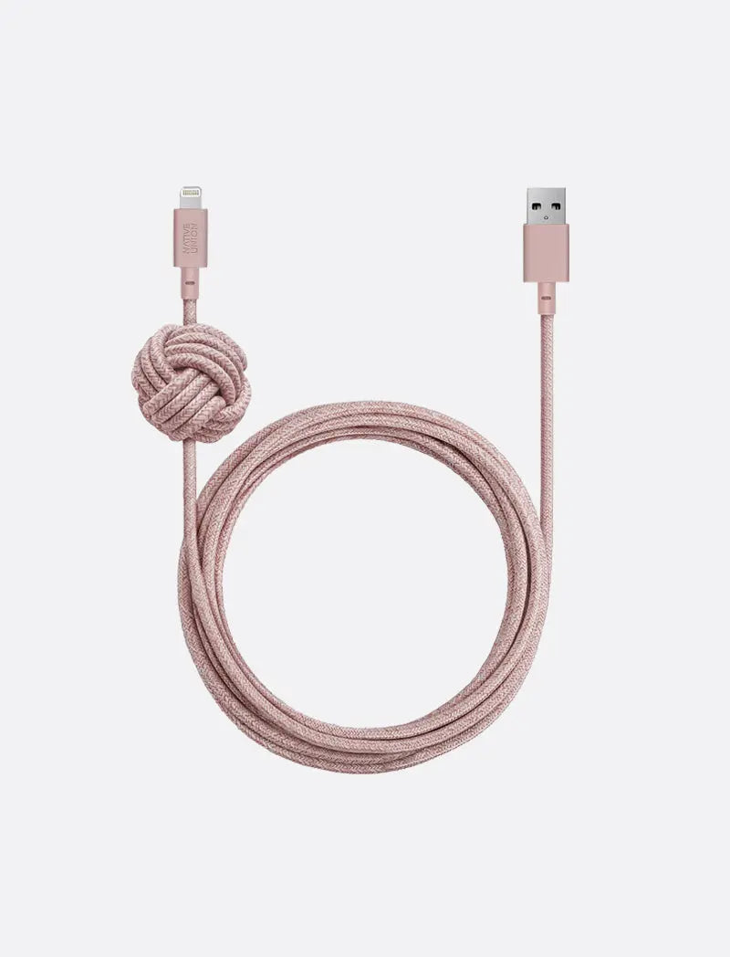 Native Union 3m Night Cable Lightning Rose Native Union