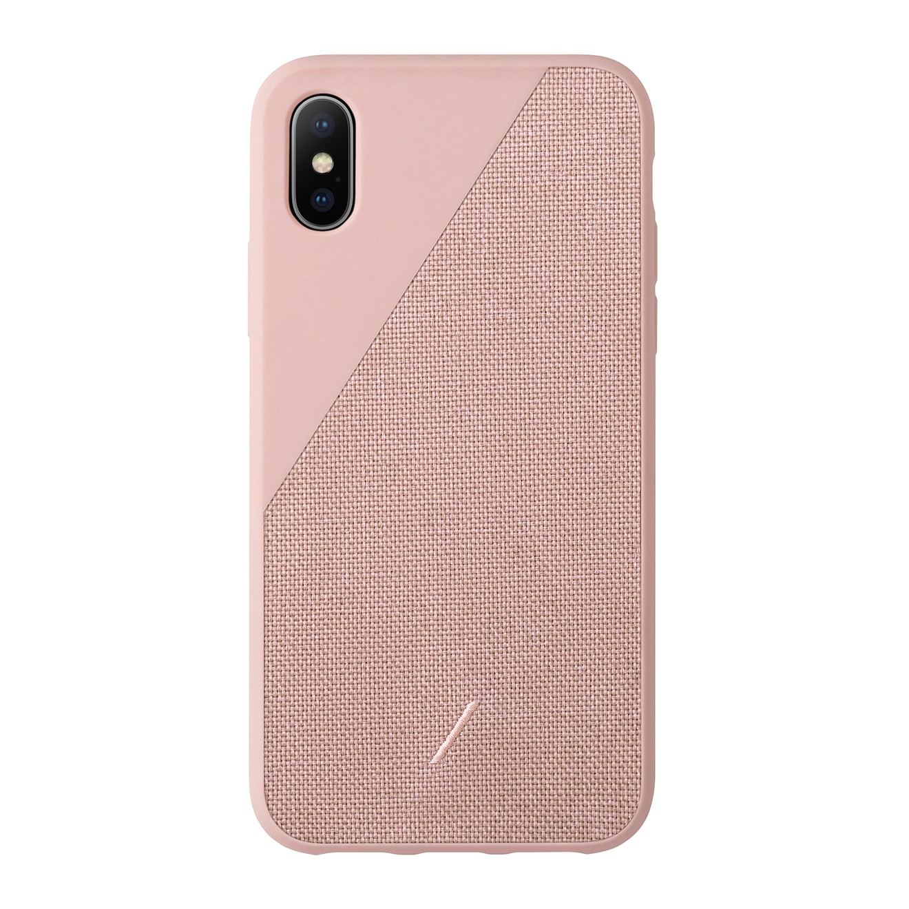 Native Union Clic Canvas iPhone XS Case Rose