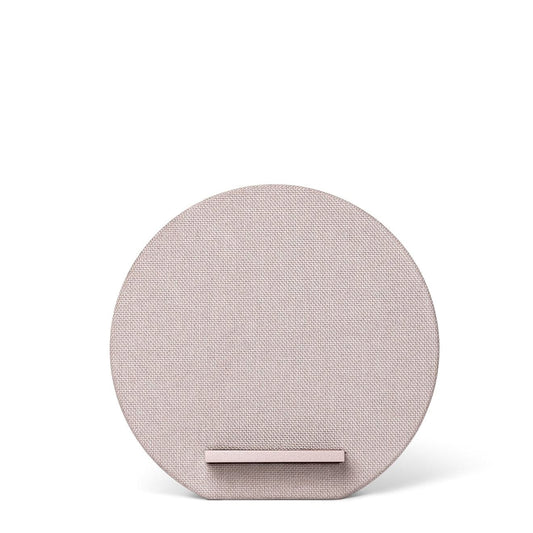 Native Union Dock Wireless Charger Rose Fabric