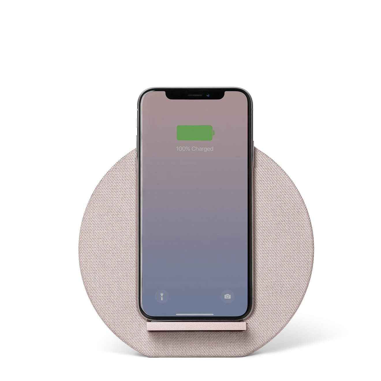 Native Union Dock Wireless Charger Rose Fabric