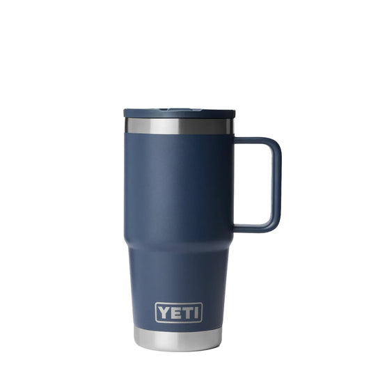 YETI  Rambler 20 Oz Travel Straw Mug Navy