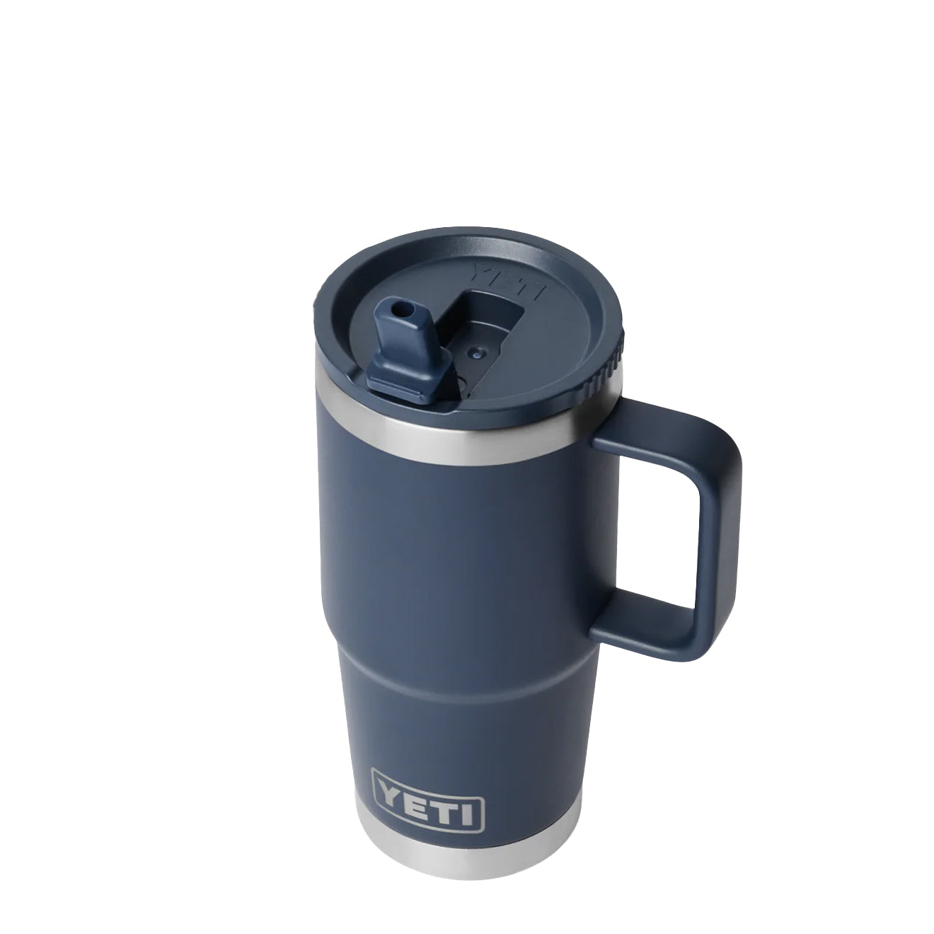 YETI  Rambler 20 Oz Travel Straw Mug Navy