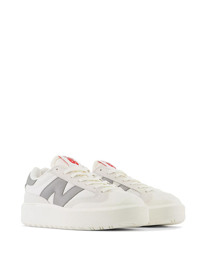 New Balance CT302 Trainers Sea Salt / Shadow Grey / Team Red